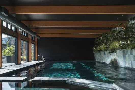 The Pool House with indoor pool and spa facilities